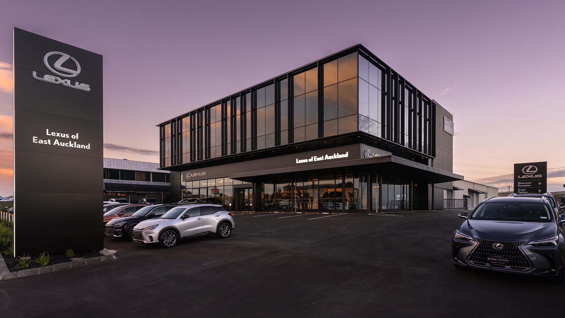 Lexus Showroom and United Industries Offices